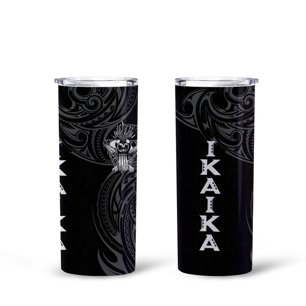 Hawaii Ikaika Warrior Tall Glitter Tumbler Polynesian Style