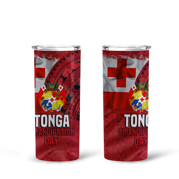 Tonga Independence Emancipation Day Tall Glitter Tumbler