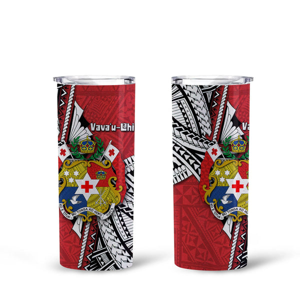 Tonga Vava'u Lahi Coat Of Arms Tall Glitter Tumbler