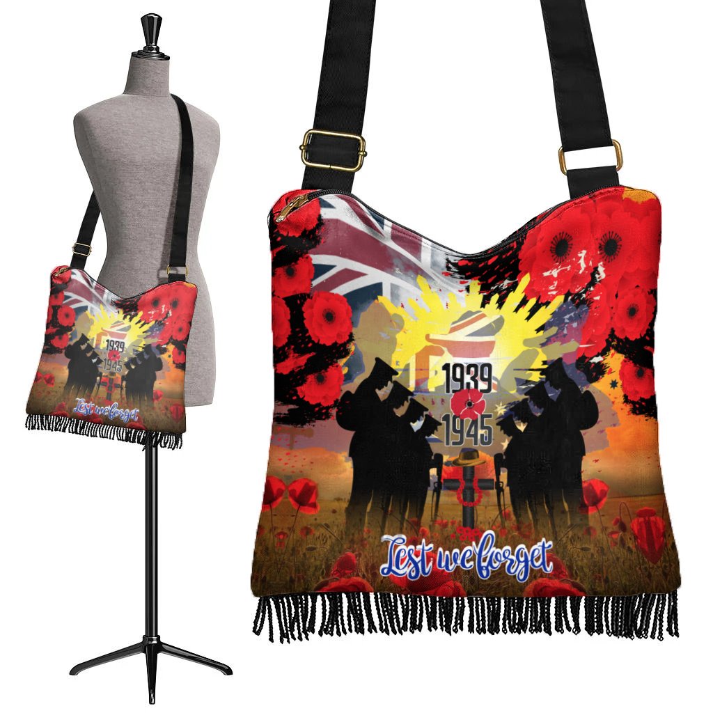 Boho Handbags - Anzac Day 2022 World War II Commemoration 1939 - 1945