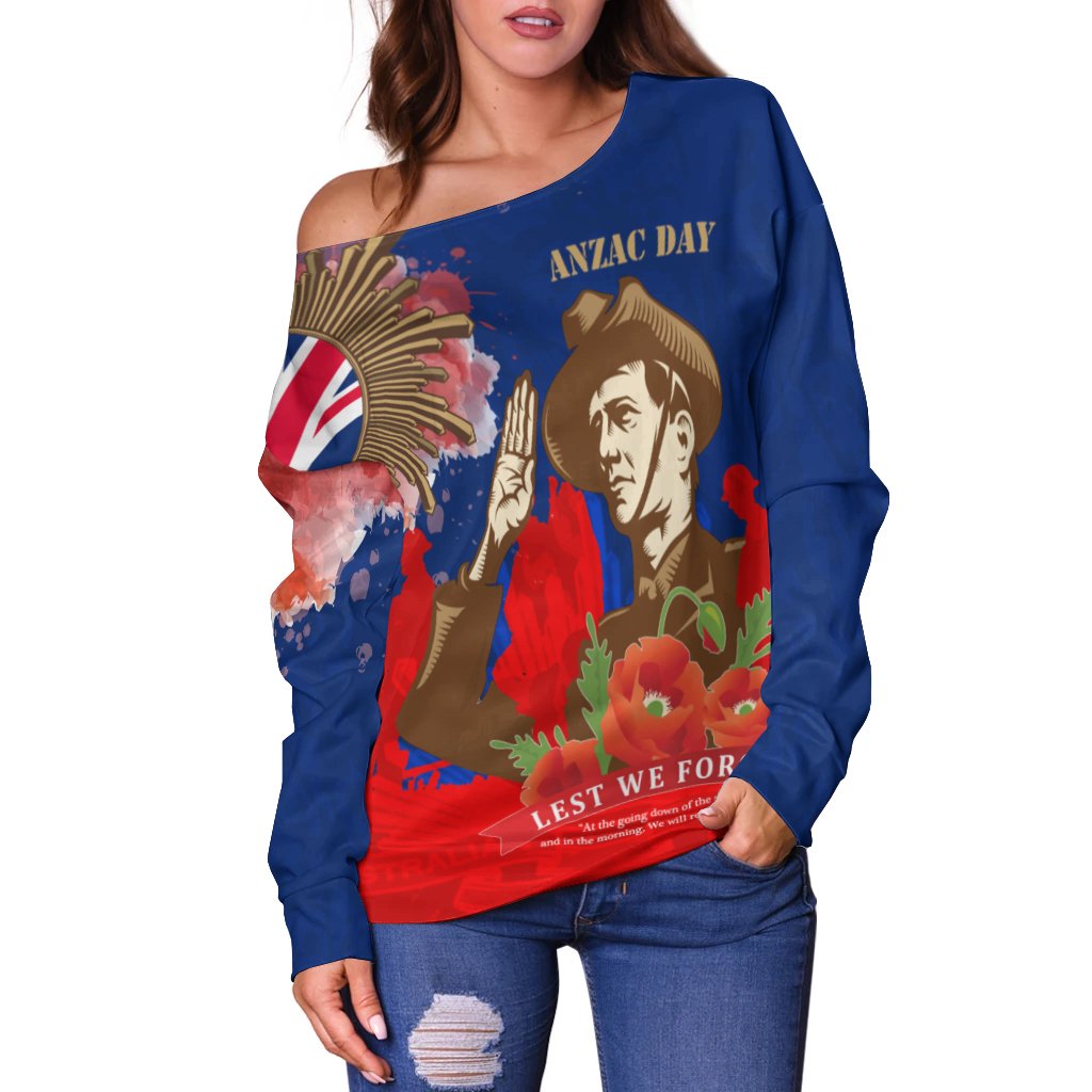 Women Off Shoulder - Aanzac Australia Remember Them