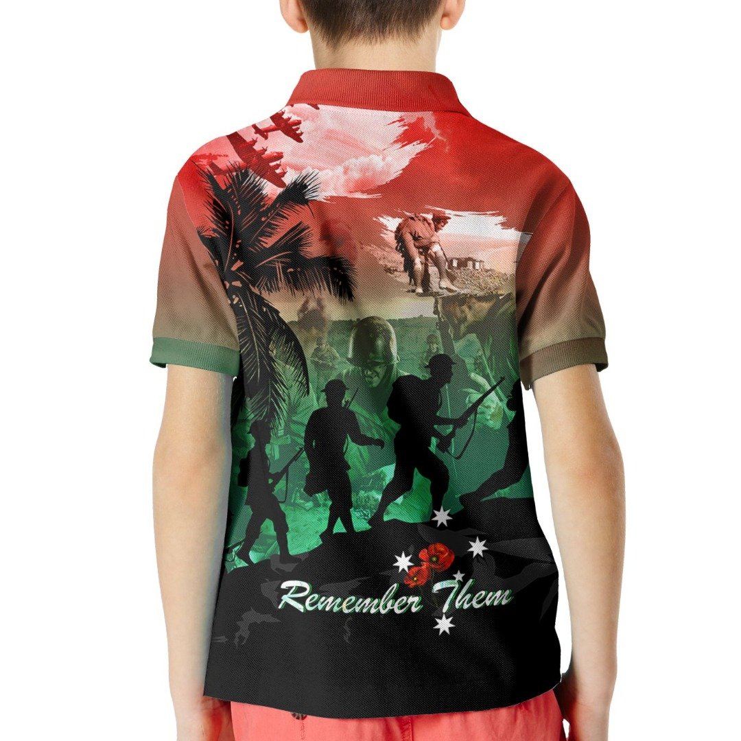 Anzac Polo - Anzac  They Gave Their Today For Your Tomorrow Kid Polo Shirt