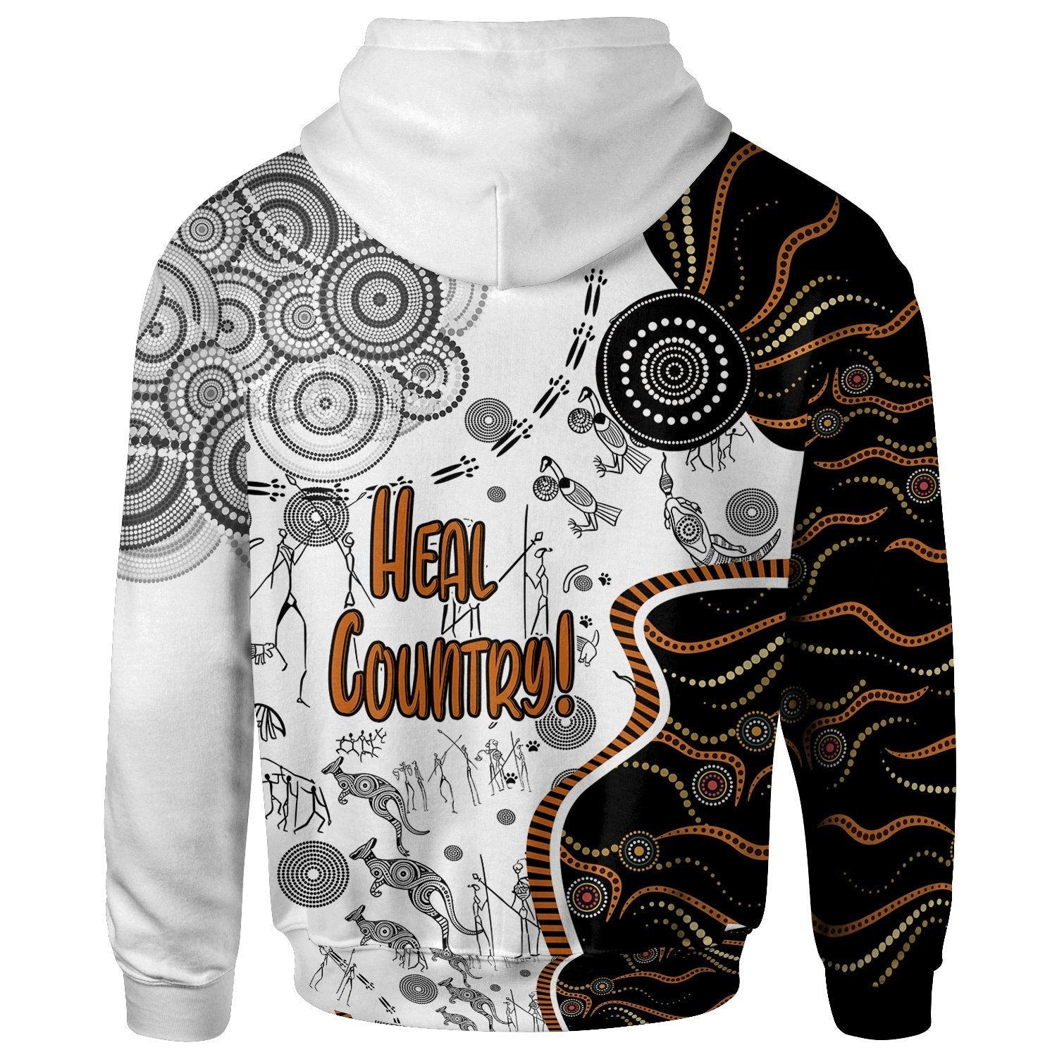 (Custom) Naidoc Week 2022 Zip Hoodie - Aboriginal Story