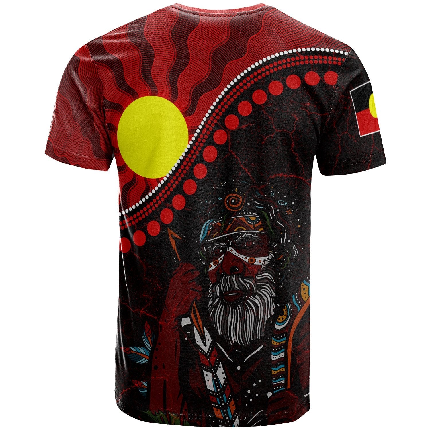 (Custom) Aboriginal TShirt - Indigenous People And Sun