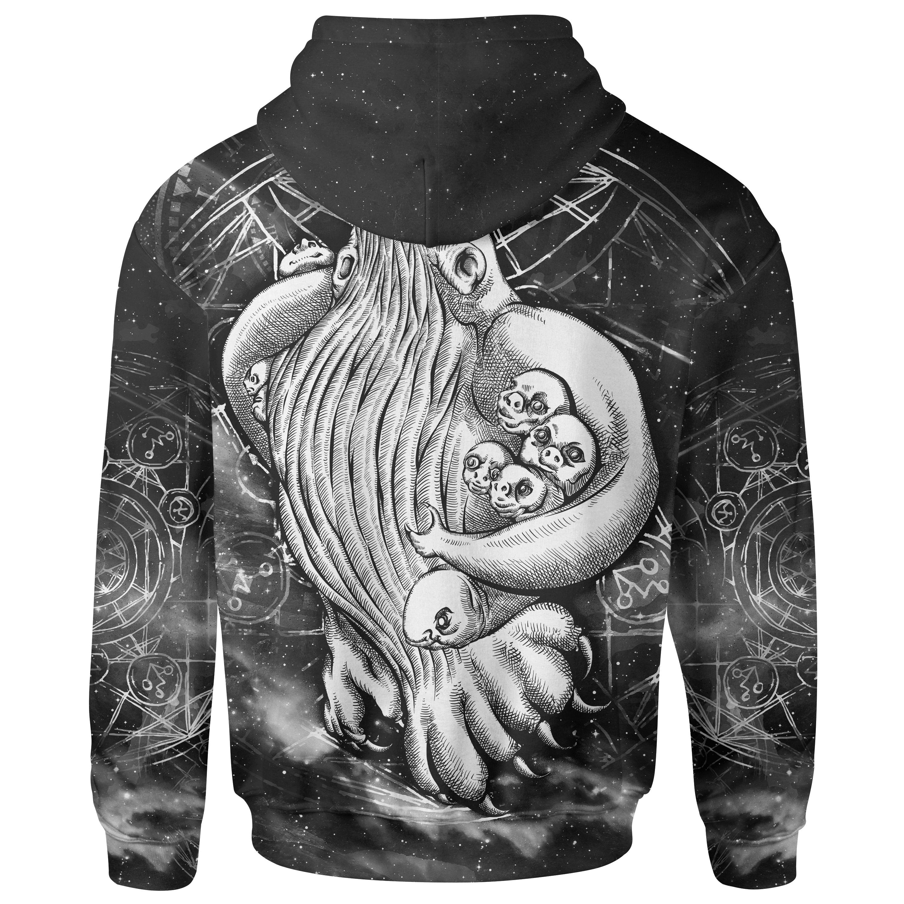 Aboriginal Zip Hoodie - Skywhale Papa Art Is Coming Back