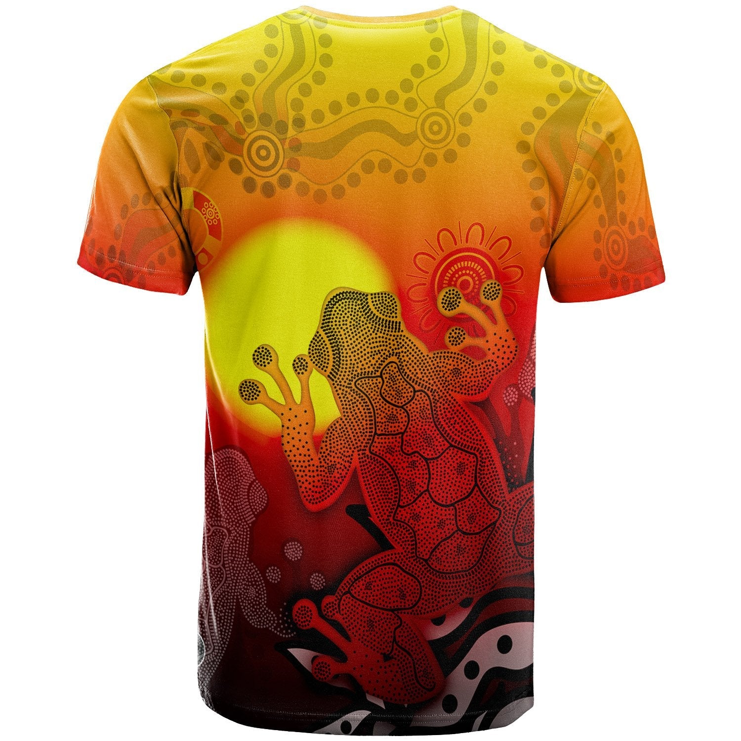 Aboriginal TShirt - Indigenous Frog (Red)