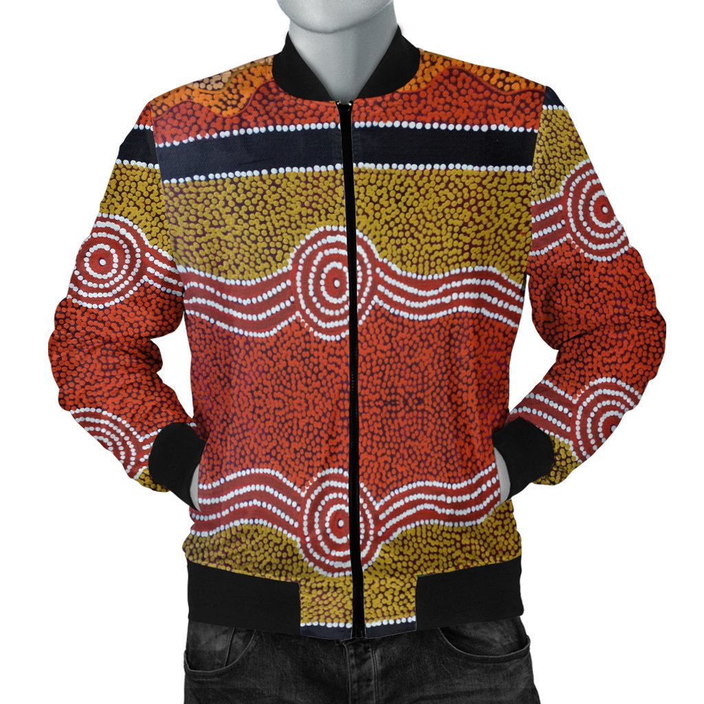 Bomber Jacket - Aboriginal Dot Style