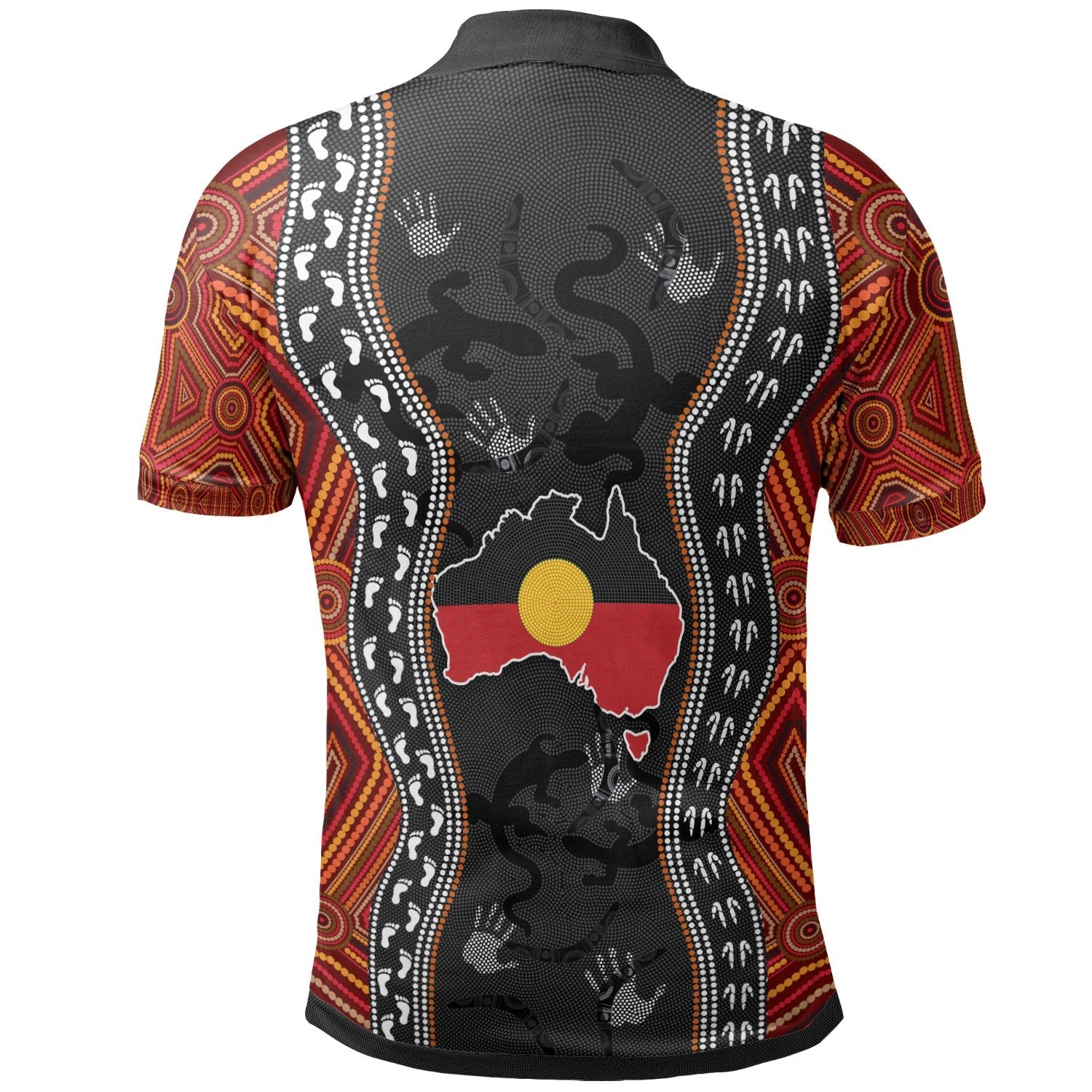 Aboriginal Polo - Australia Indigenous Map Polo Shirt