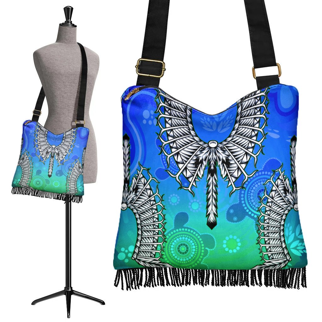 Boho Handbag - Turtle With Dhari Mask Ver 02