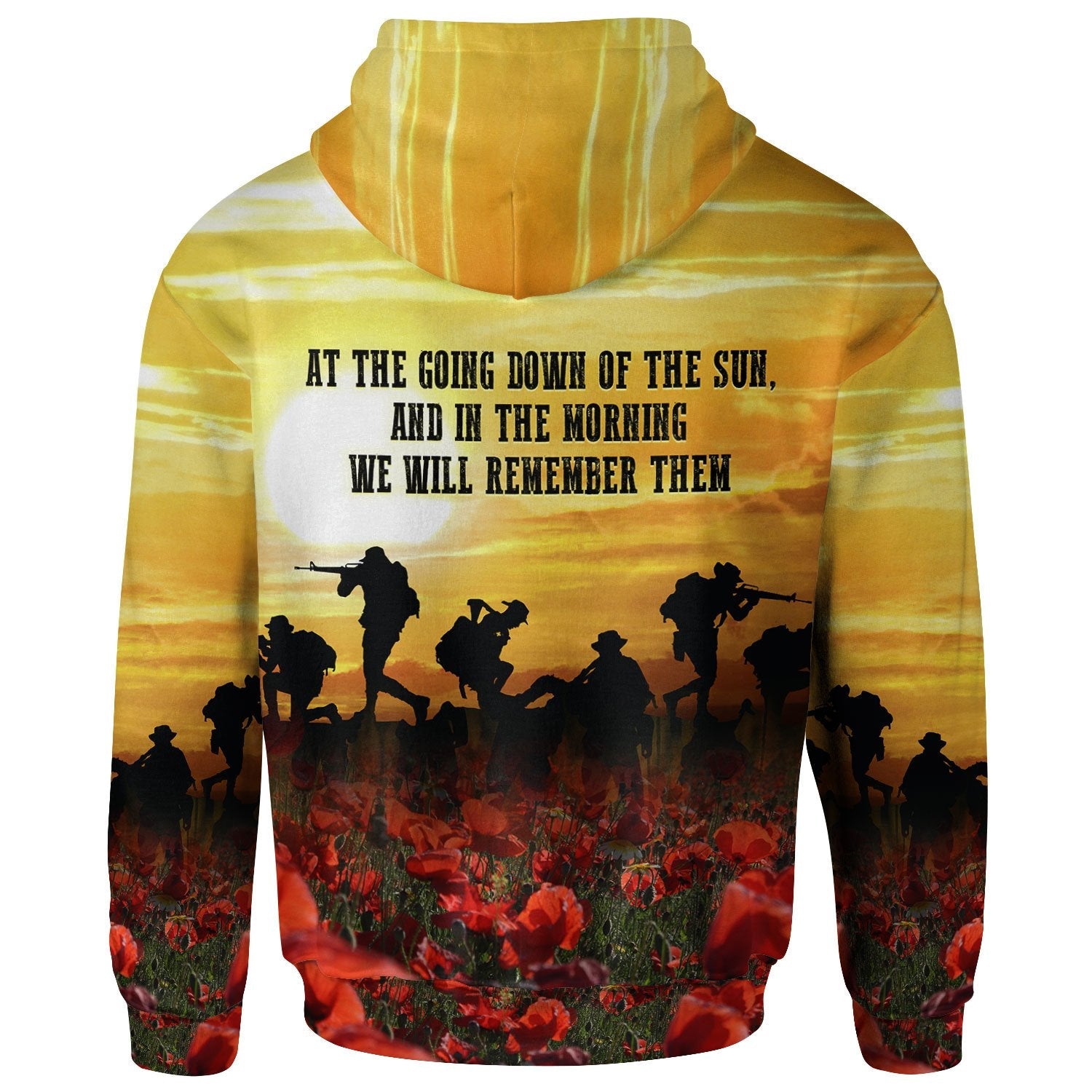 Anzac Zip Hoodie - Australian and New Zealand Army Corps