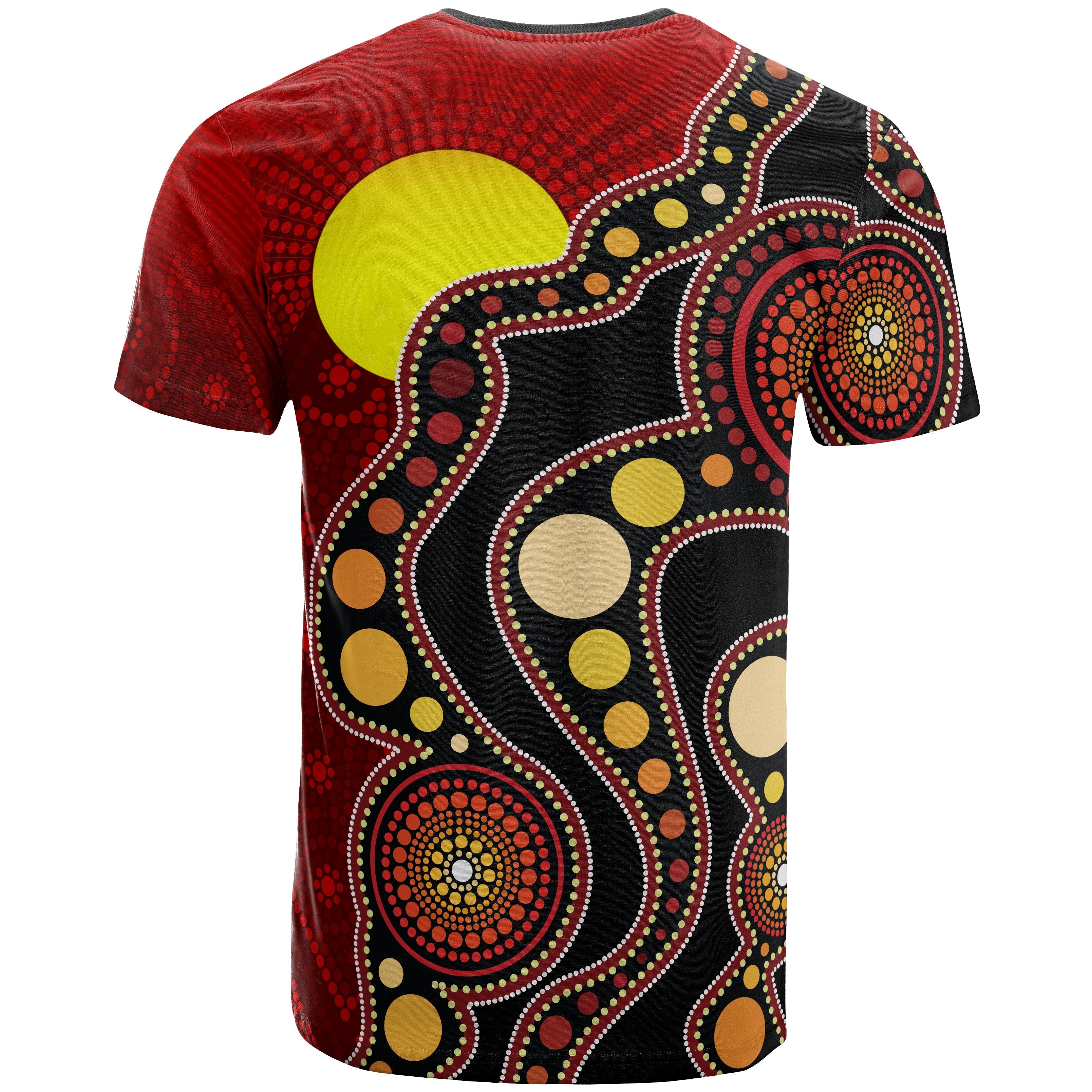 (Custom) Aboriginal TShirt - Australia Aboriginal Lives Matter Flag