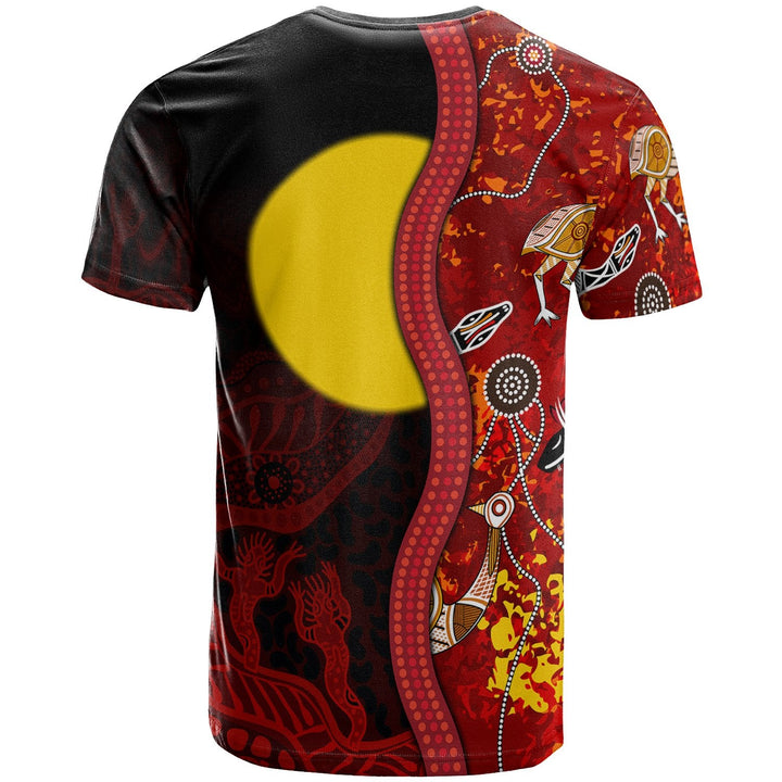 (Custom) Aboriginal TShirt - Red Indigenous Flag – To The Closet