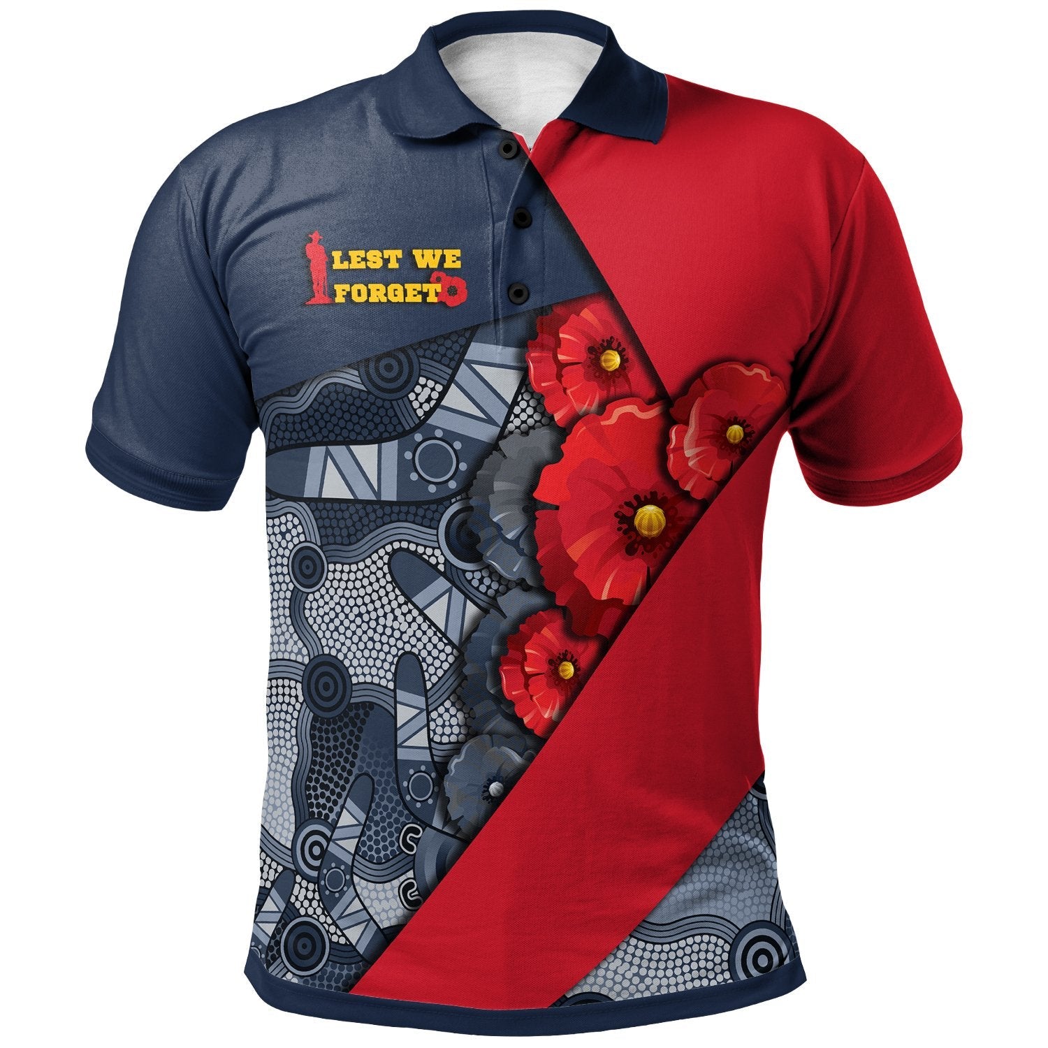 Anzac Polo - Aboriginal Anzac Day Polo Shirt
