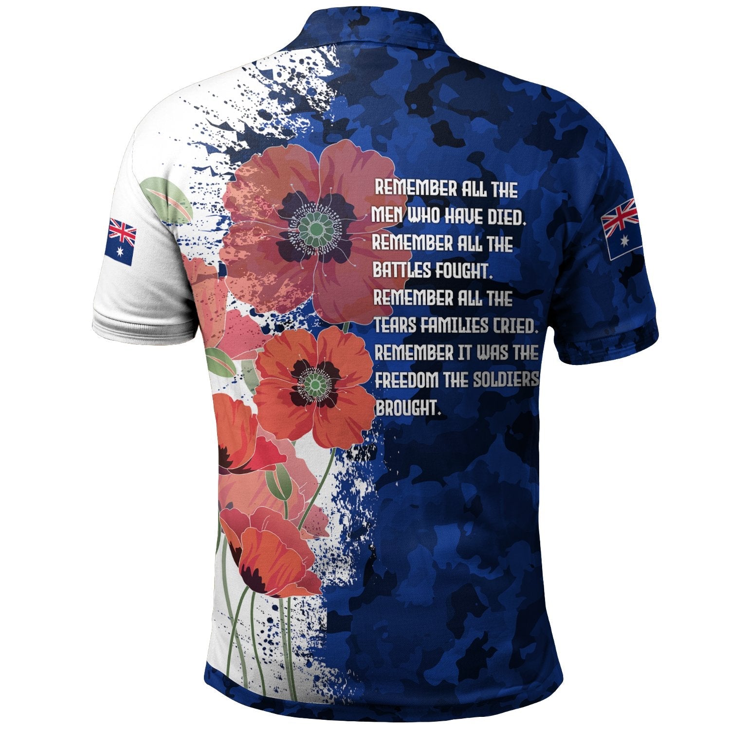 Anzac Polo - (Custom Text) Anzac Day 2022 Polo Shirt