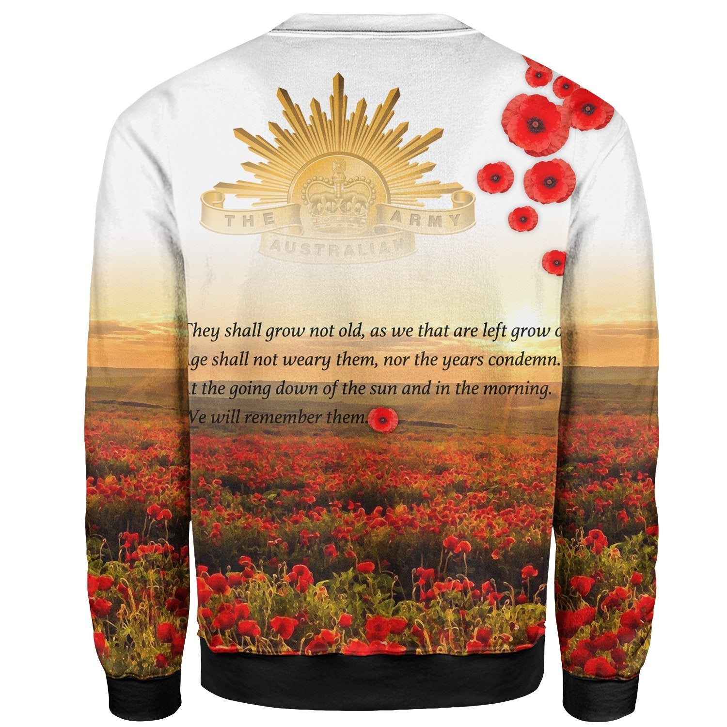 Anzac Day 2022 Sweatshirt - We Will Remember Them