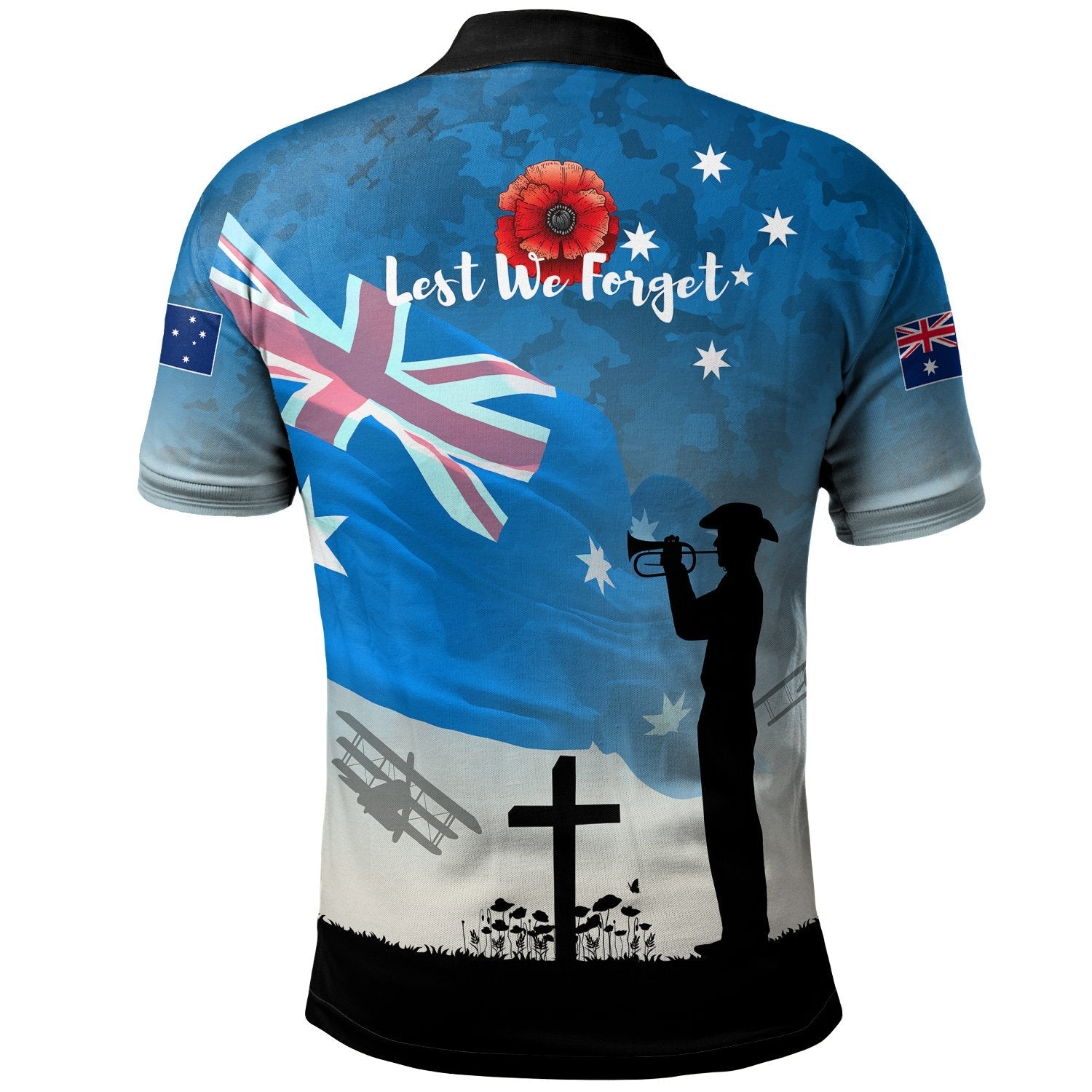 Anzac Polo - Anzac Poppy 2022 Polo Shirt