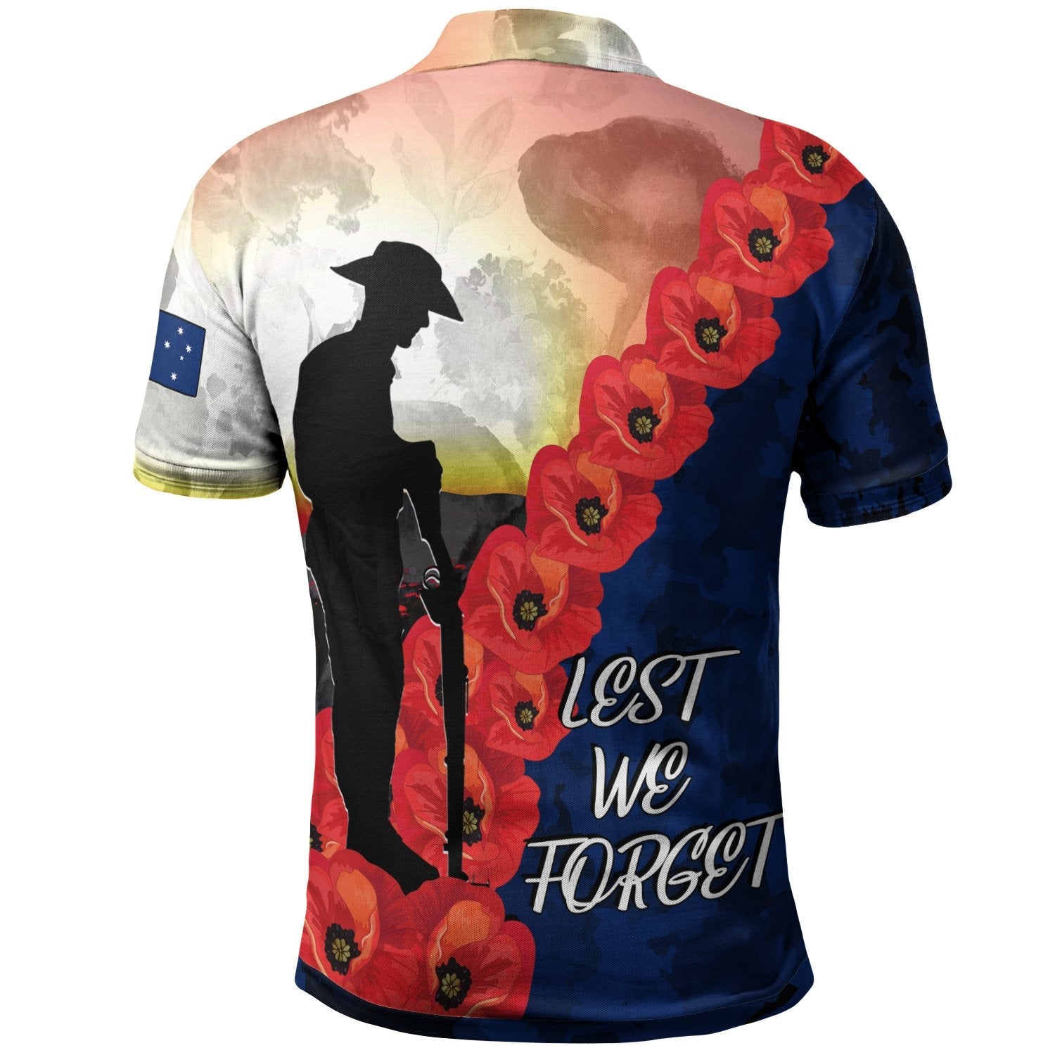 Anzac Polo - Anzac Lest We Forget All Gave Some, Some Gave All Polo Shirt