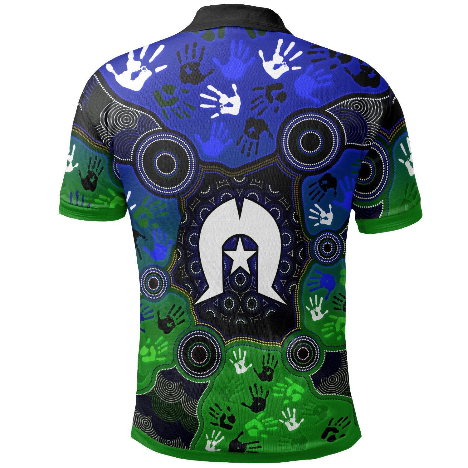 Aboriginal Polo - Torres Strait Symbol With Indigenous Patterns Polo Shirt