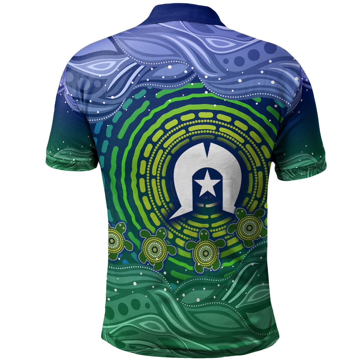 Aboriginal Polo - Torres Strait Islanders Aboriginal Turtle Polo Shirt