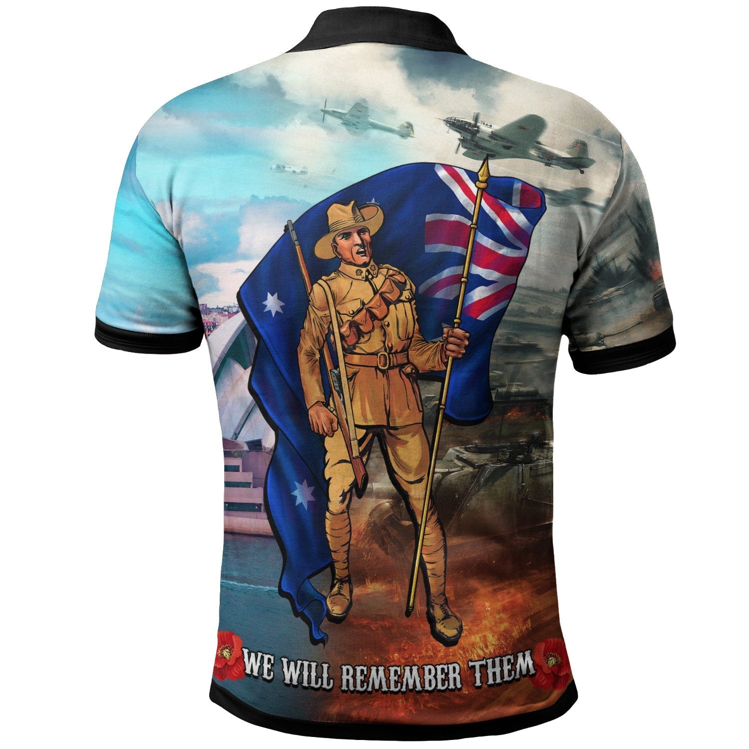 Anzac Polo - Australian Soldier Polo Shirt