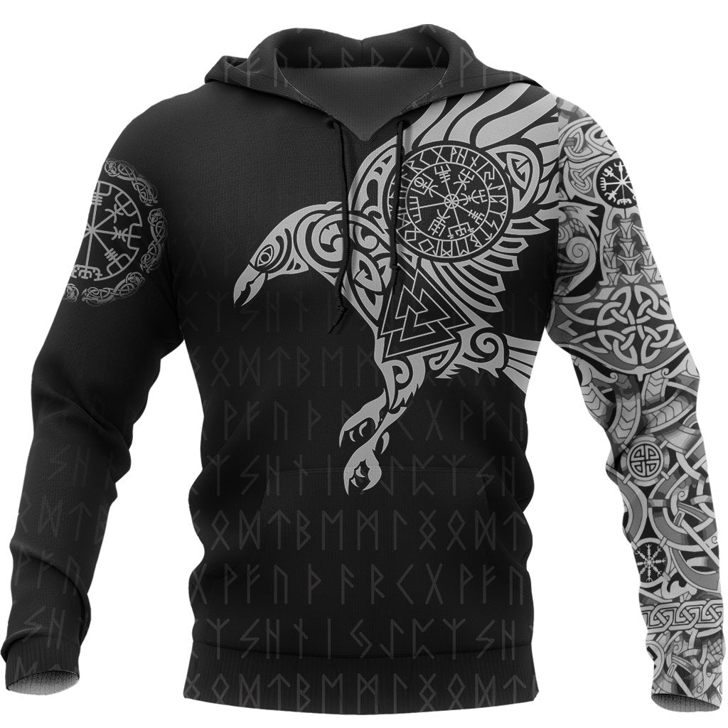 Viking The Raven Of Odin Tattoo Special Hoodie