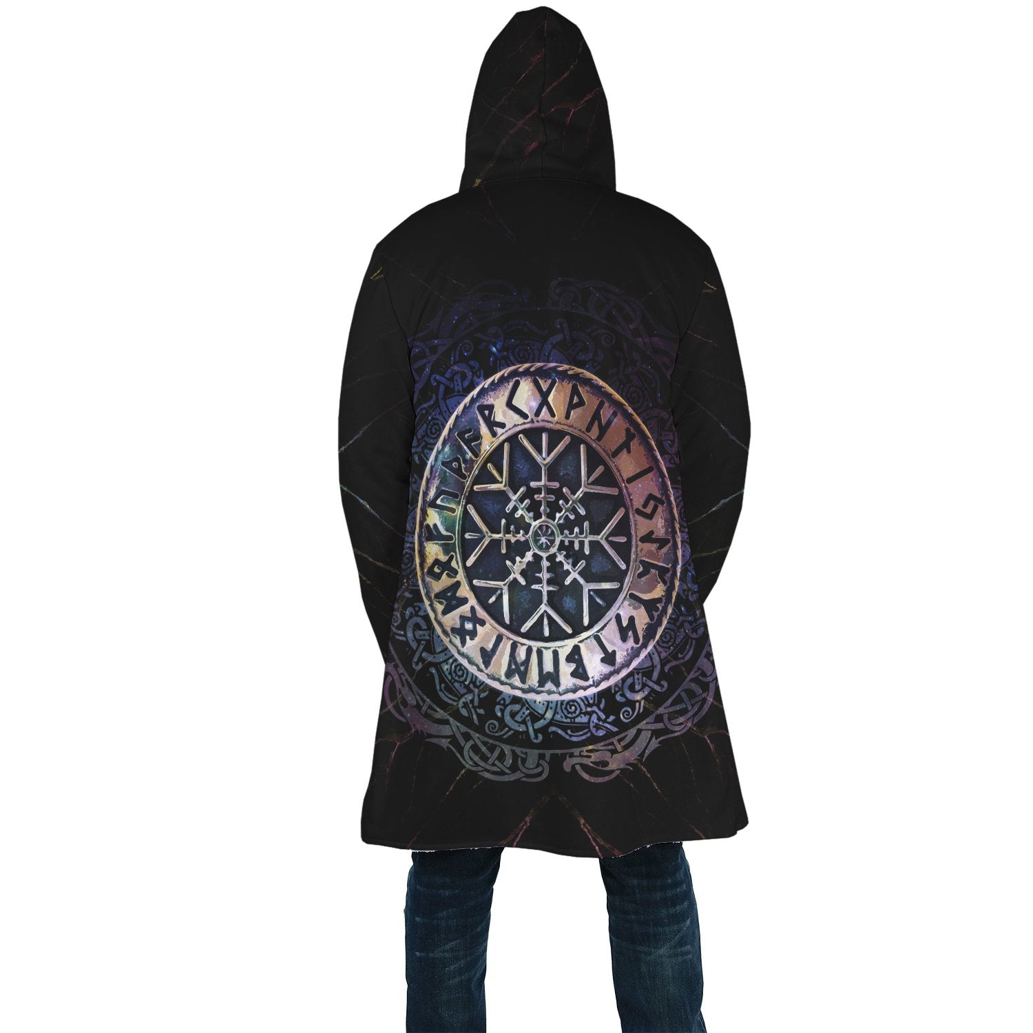 Viking Hooded Coat Helm of Awe