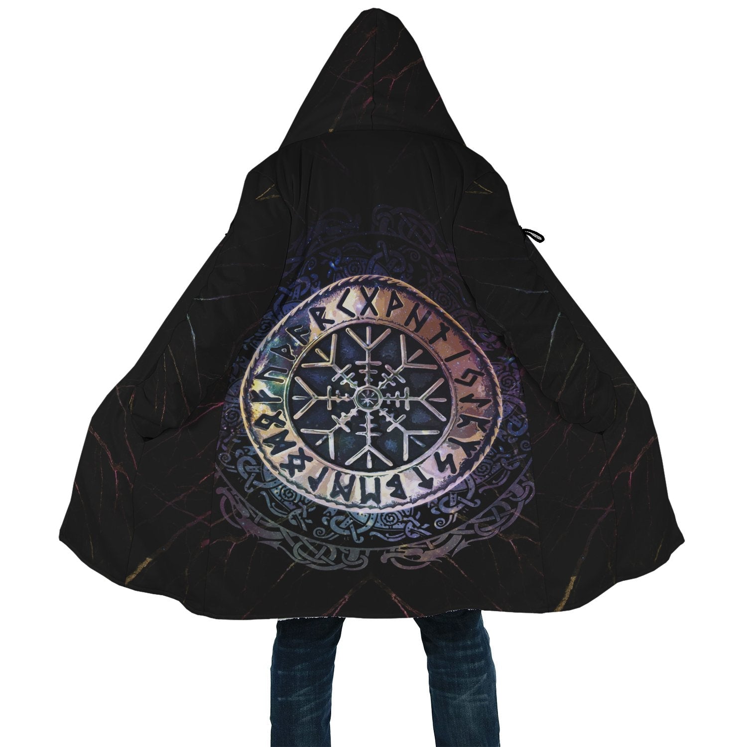 Viking Hooded Coat Helm of Awe