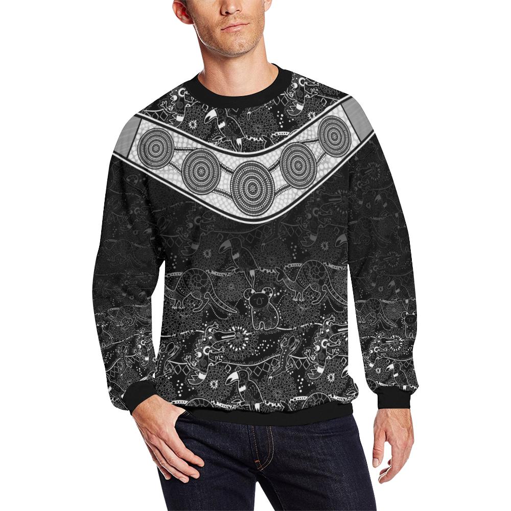 Christmas Sweatshirt - Boomerang Patterns Koala Kangaroo Kookaburra