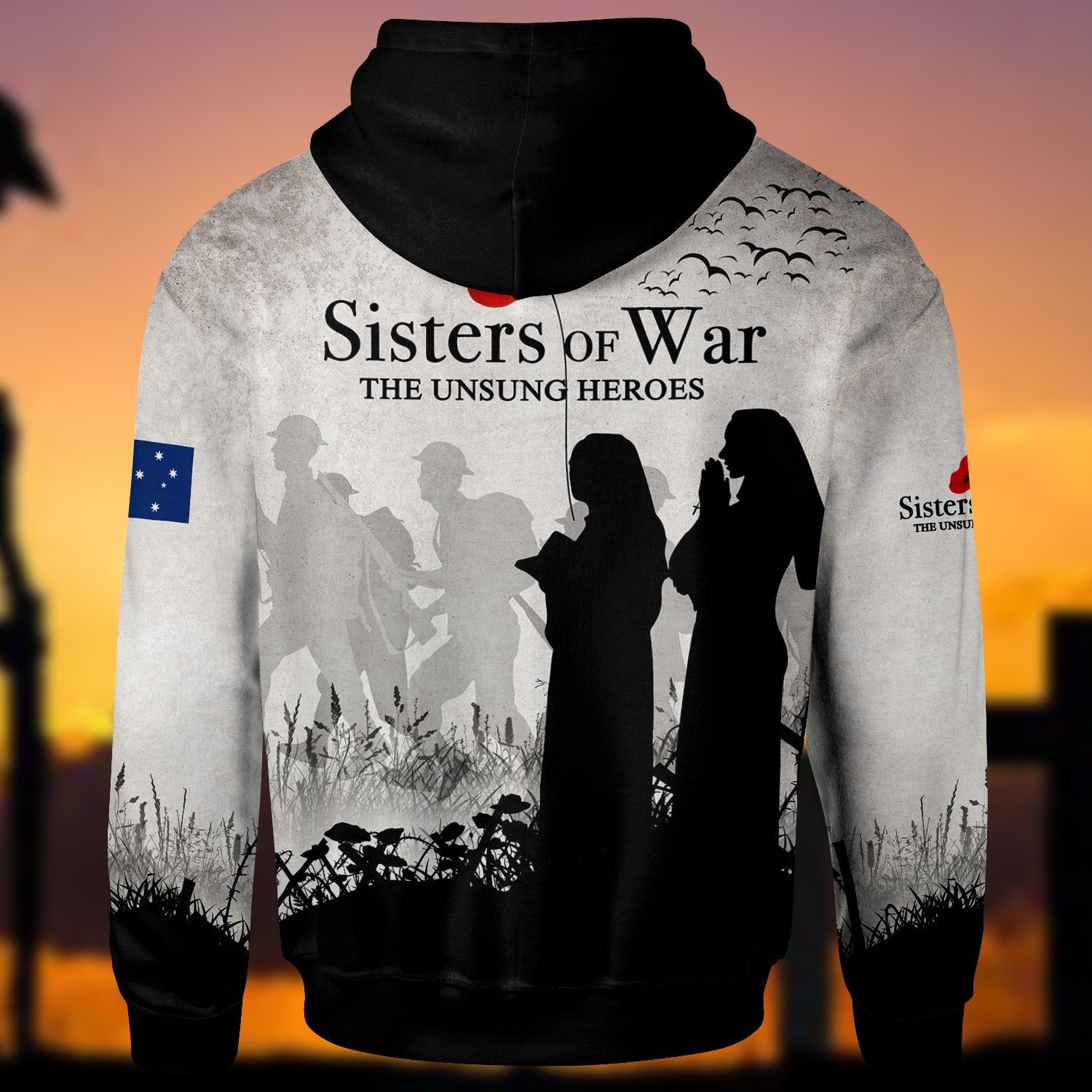 Anzac Day Zip Hoodie - Sisters Of War