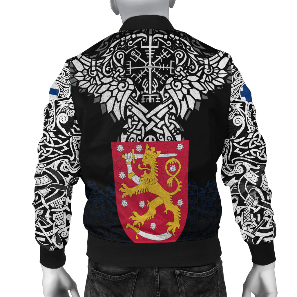 Viking Bomber Jacket Finland Viking Symbol