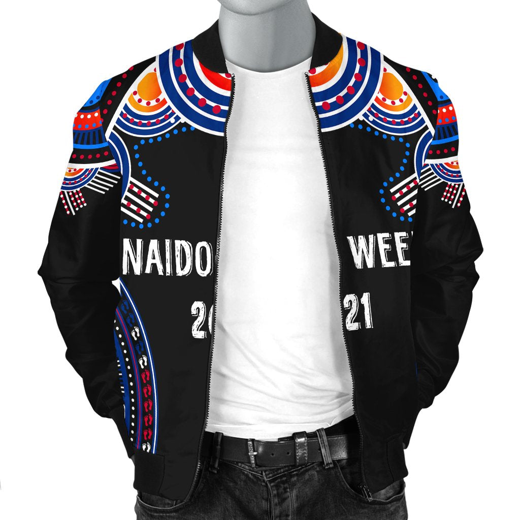 Naidoc Week 2021 Custom Men Bomber Jacket, Heal Country