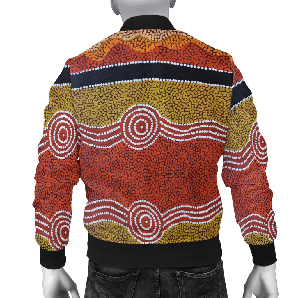 Bomber Jacket - Aboriginal Dot Style