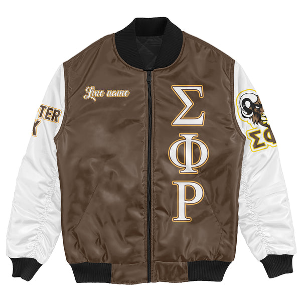 Fraternity Jacket - Personalized Sigma Phi Rho Bomber Jacket