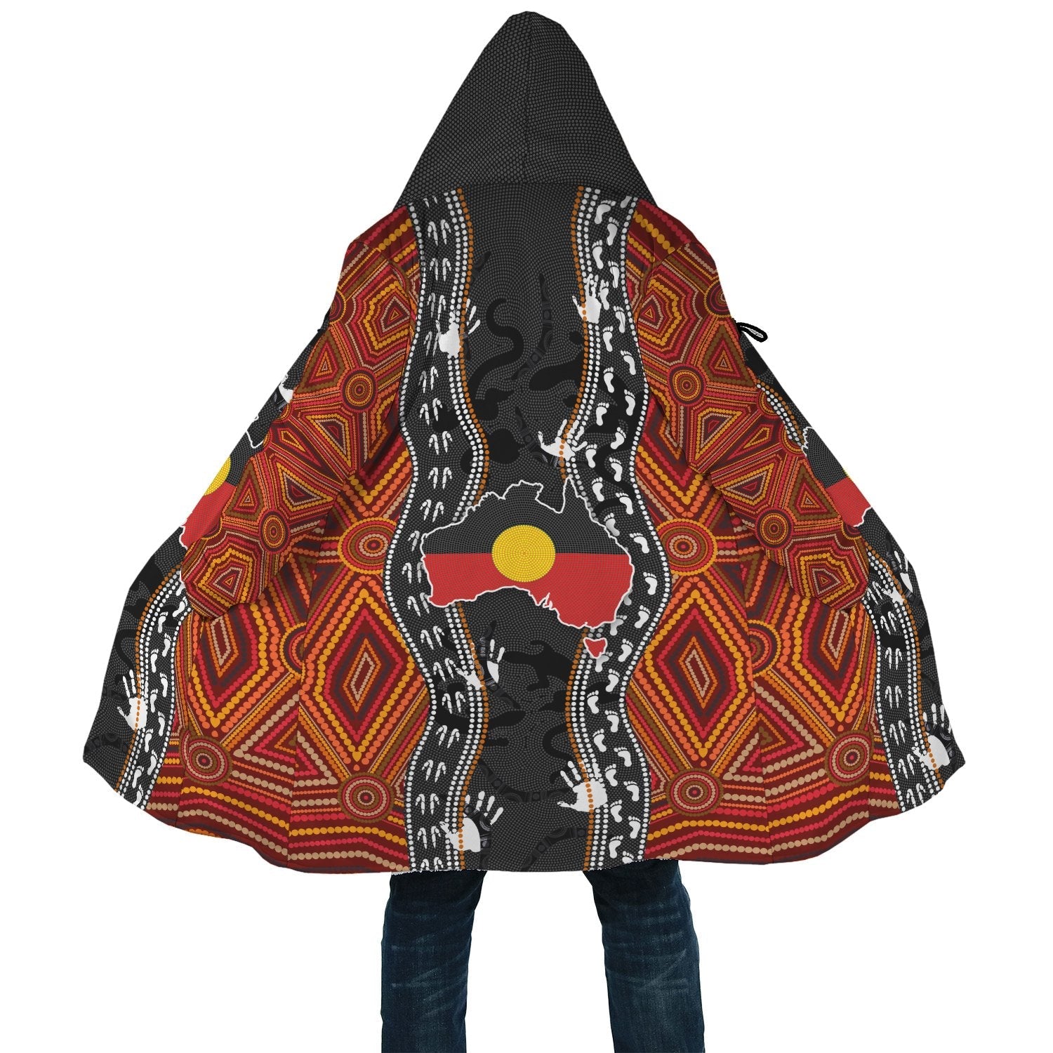 Aboriginal Cloak - Australia Indigenous Map