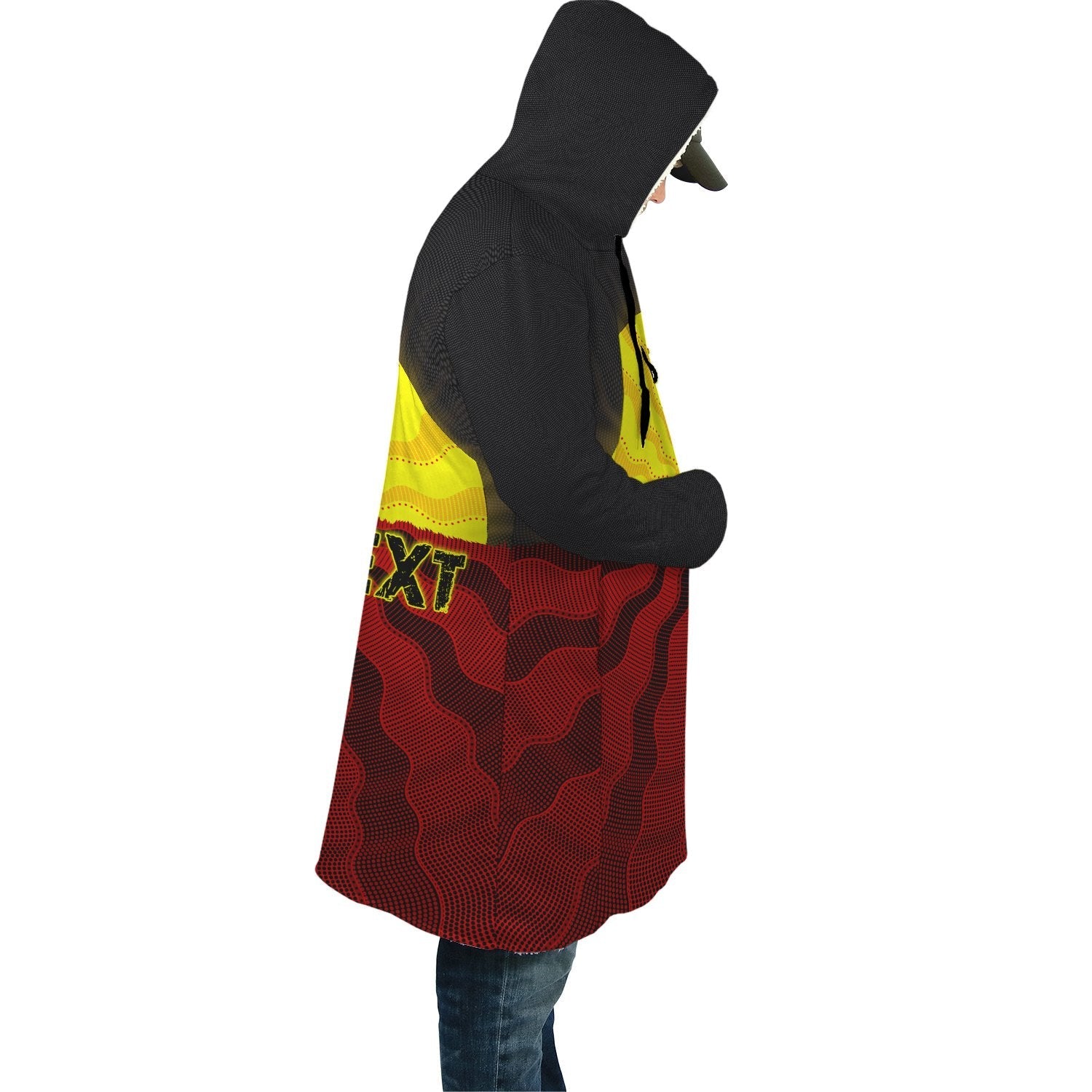 (Custom) Aboriginal Cloak - Black Lives Matter Sun Dot Painting