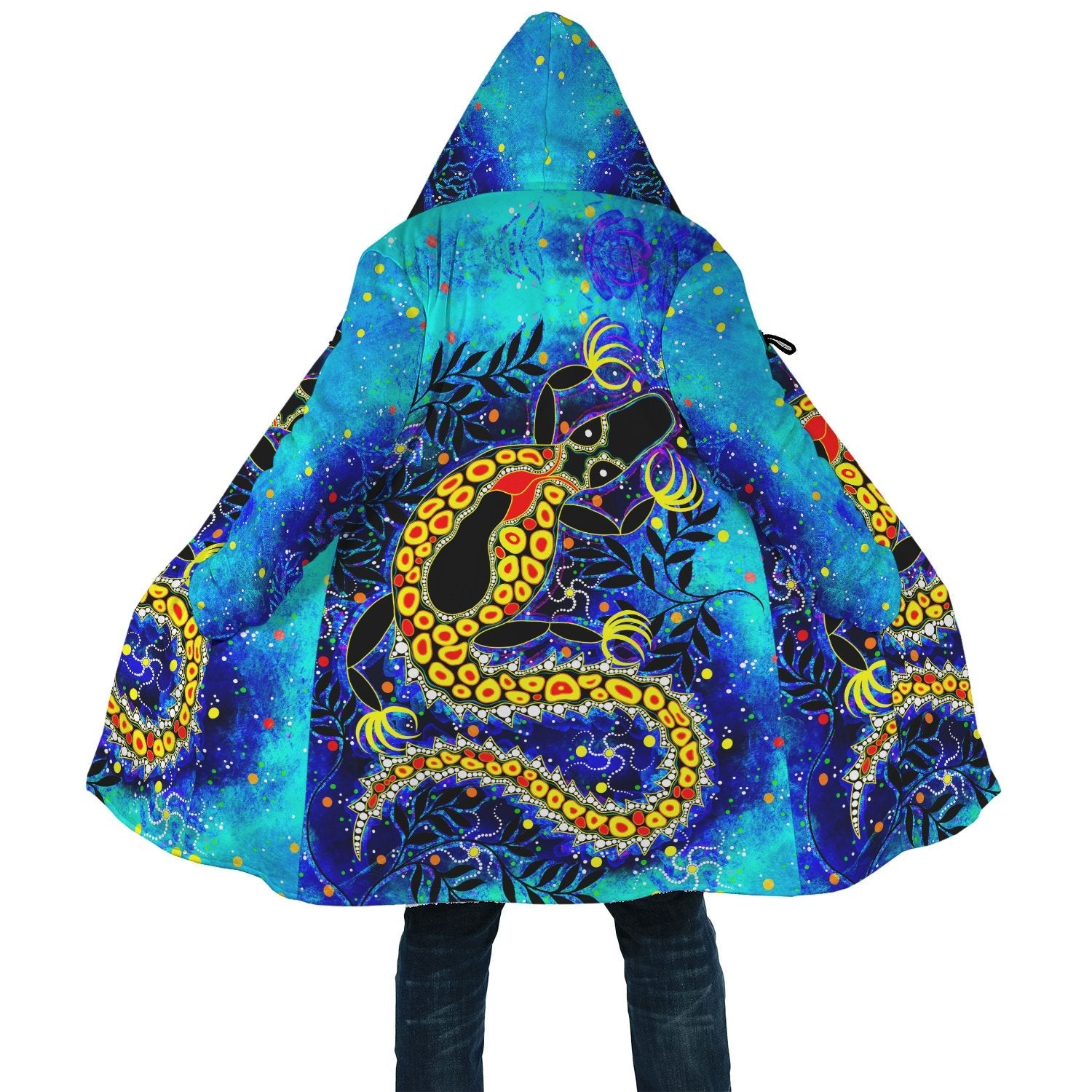 Aboriginal Cloak - Indigenous Crocodile