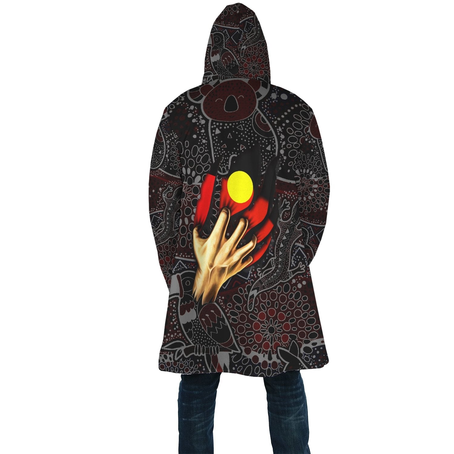 Aboriginal AOP Cloak Aboriginal Blood In Me
