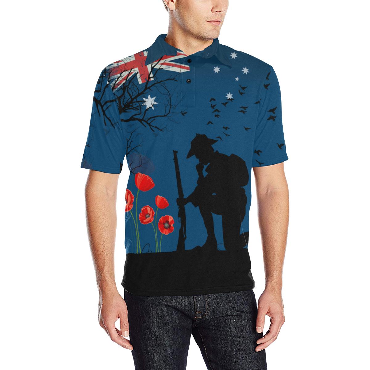 Anzac Polo - Anzac Lest We Forget Ver04 Polo Shirt