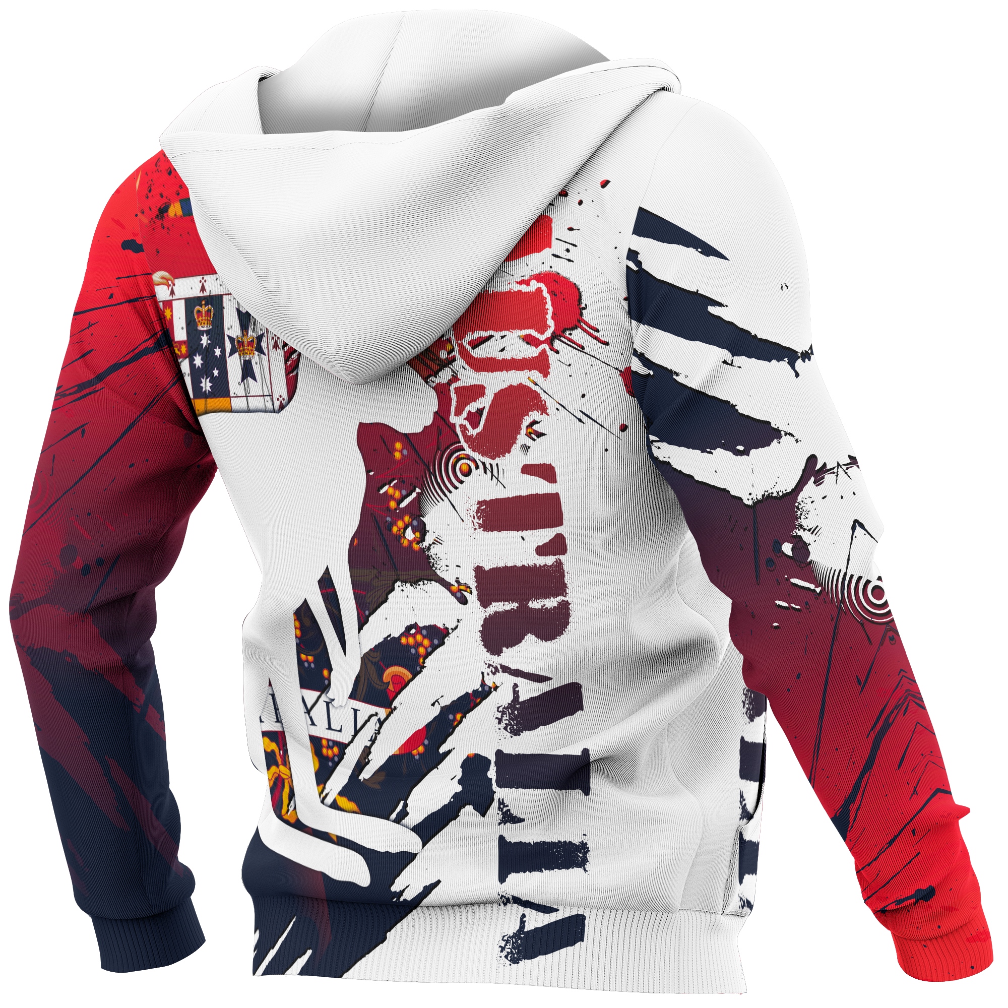 Zip Hoodie - Australian Coat Of Arms Hoodie Great Aussie