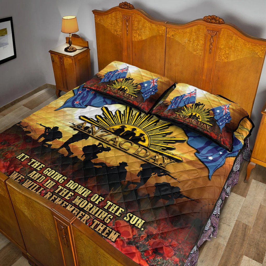 Anzac Quilt Bed Set - Australian and New Zealand Army Corps