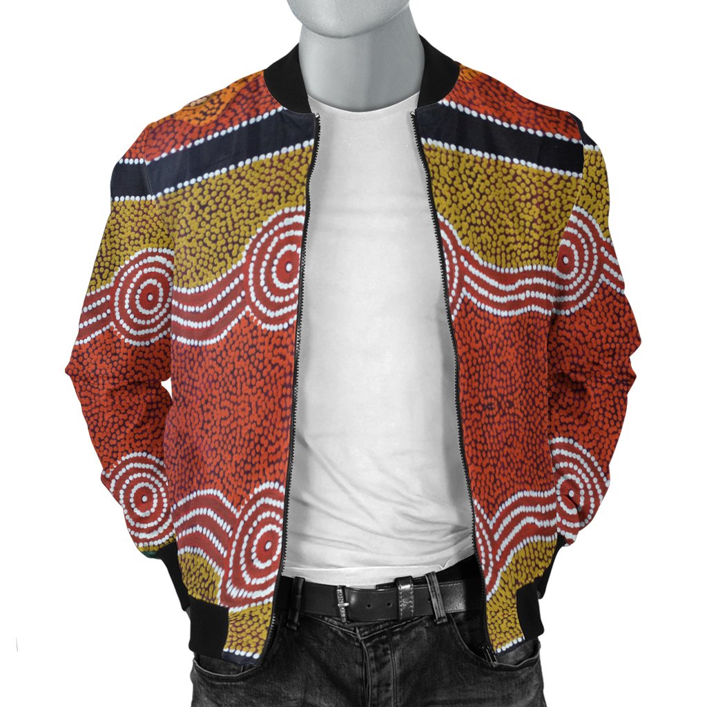 Bomber Jacket - Aboriginal Dot Style