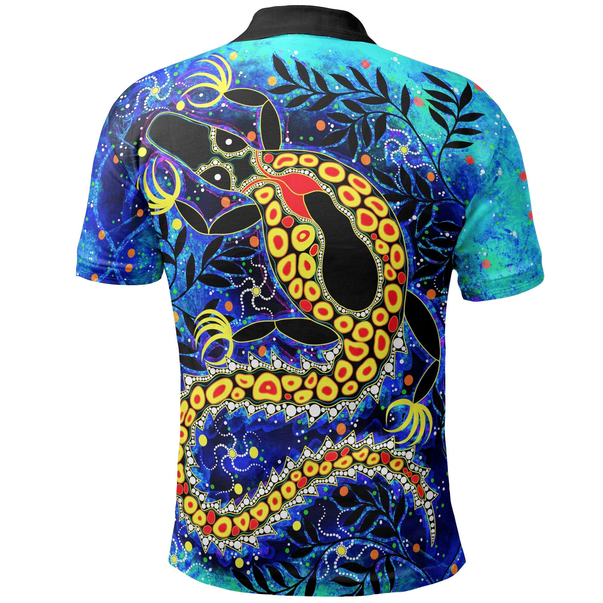 Aboriginal Polo - Indigenous Crocodile Polo Shirt