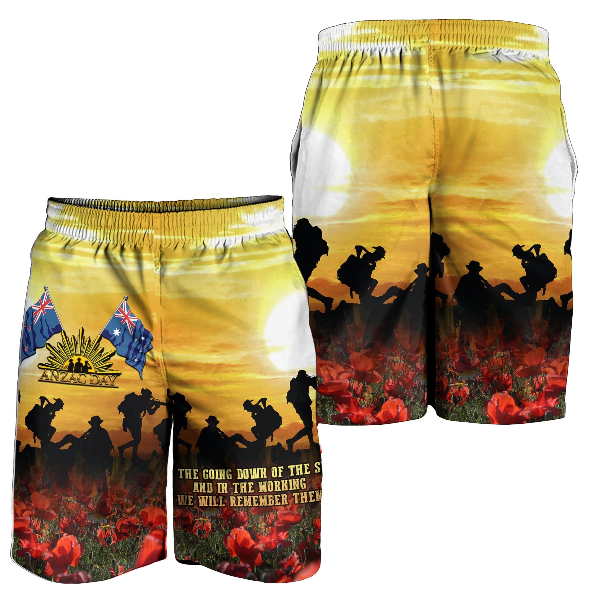 Anzac Men Shorts - Australian and New Zealand Army Corps