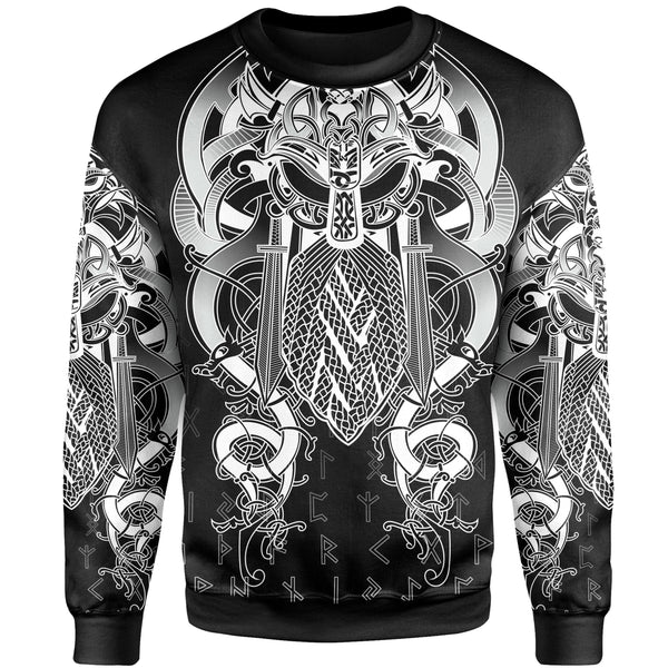 Viking Sweatshirt Fenrir & Tyr Tattoo