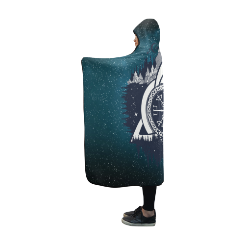 Viking Hooded Blanket Helm Of Awe Of 