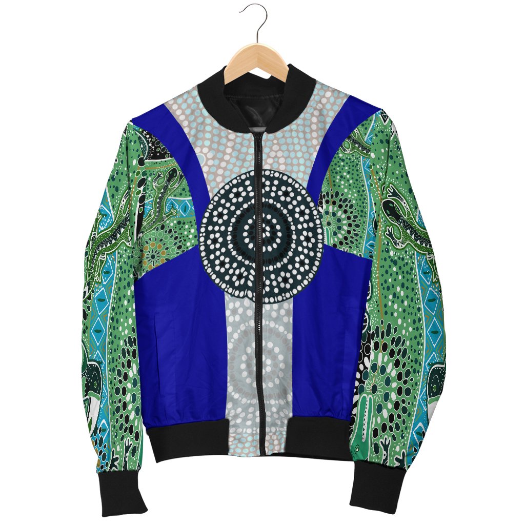 Men Bomber Jacket - Flag of Torres Strait Islander