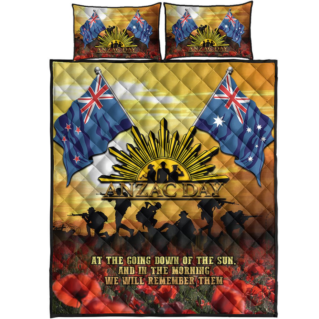 Anzac Quilt Bed Set - Australian and New Zealand Army Corps