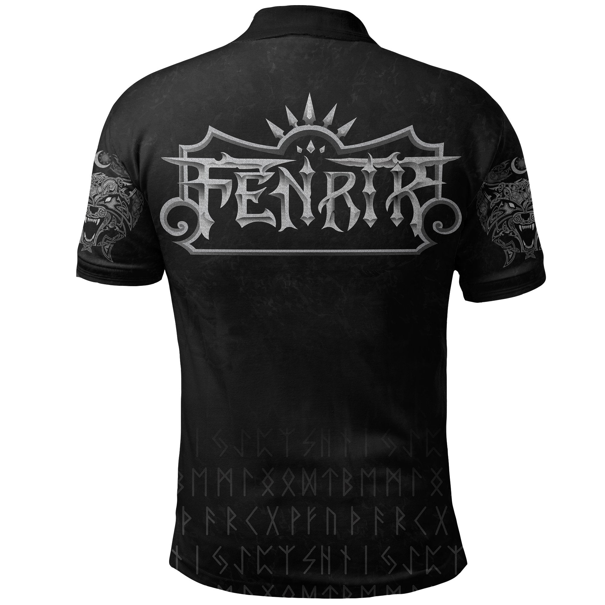 Viking Polo Shirt Fenrir