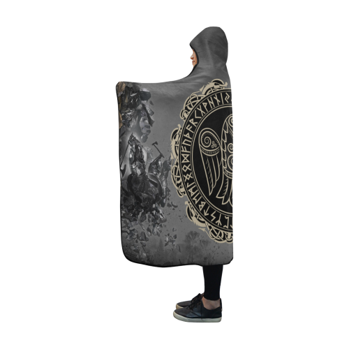 Viking Hooded Blanket Raven Of 