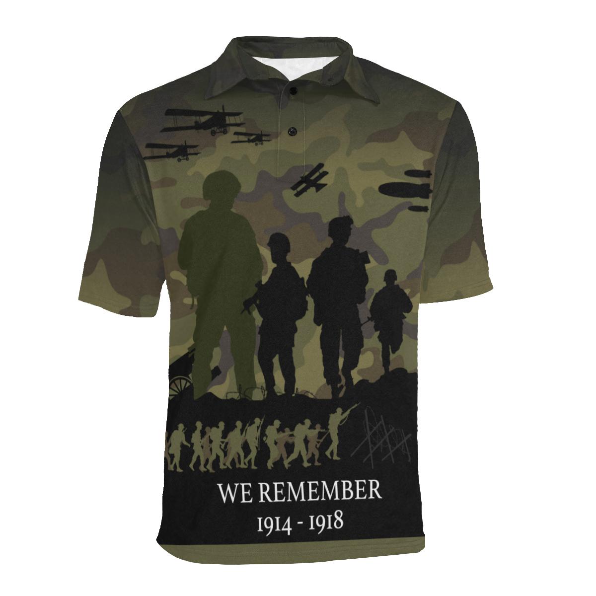 Anzac Polo - Anzac Lest We Forget Ver05 Polo Shirt